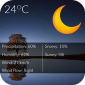 Transparent Weather Widget 1.0