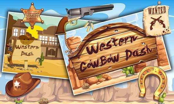 🌵 Western Cowboy Dash Game 🔫 скриншот 2