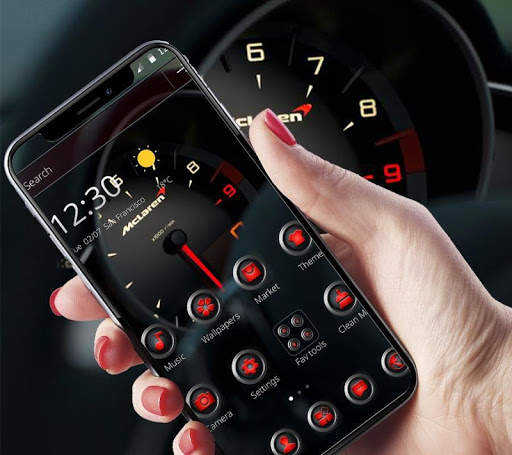 Speedy Car Speedometer Theme screenshot 1