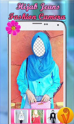 Hijab Jeans Fashion Camera screenshot 2