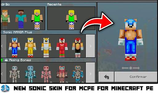 Skin Sonic for Minecraft screenshot 4