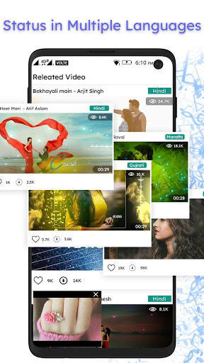 Video Status, Hindi Shayari, Sad dp, love, VidLove screenshot 6