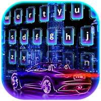 Racing Sports Car Keyboard Theme logo