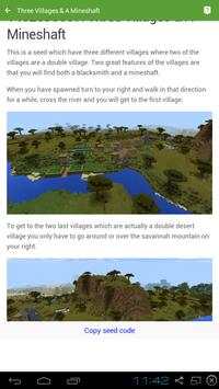 Seeds for Minecraft PE screenshot 4