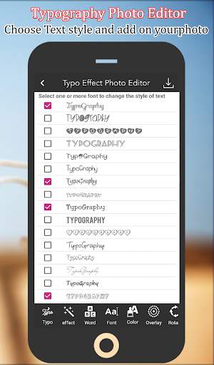 Typography Photo Effect Editor screenshot 3