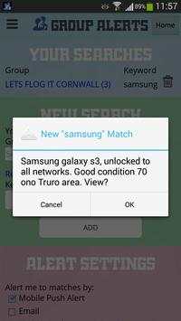 Alerts for Facebook Groups screenshot 1