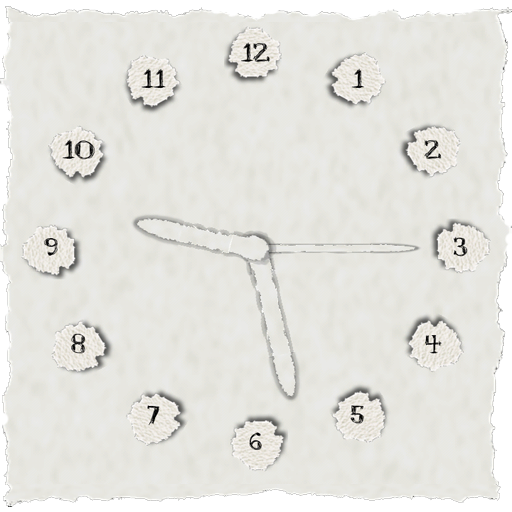 Color Paper Clock Free icon
