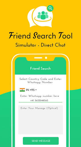 Friend Search Tool Simulator Direct Chat screenshot 4
