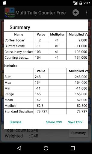 Multi Tally Counter Free screenshot 4