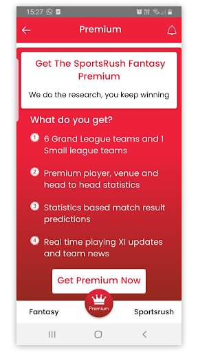 The SportsRush : Fantasy Predi screenshot 3