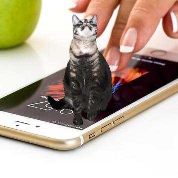 cat on screen - trying to grab your Android icons screenshot 3