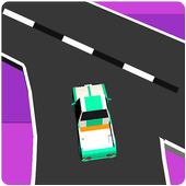 Car traffic game icon