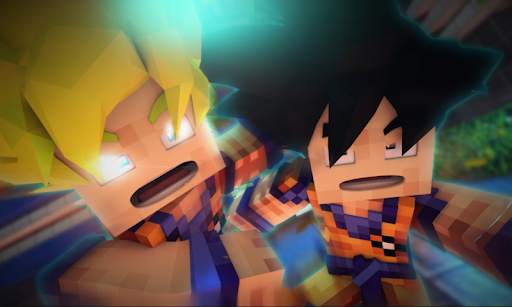Dragon Block Saiyan Mod MC Pocket Edition screenshot 1
