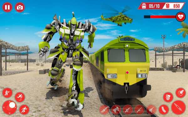 Train Robot Car Transformation screenshot 3