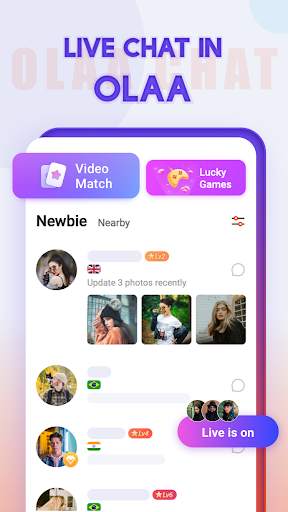 Olaa - Live Free Video Chats screenshot 1