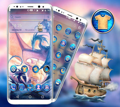 Dragons Fantasy Launcher Theme screenshot 1