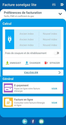 Facture Sonelgaz Lite - calcul rapide screenshot 3