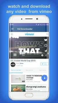 Vimeo Videos Downloader: Download Vimeo Videos App screenshot 2