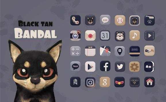 Blacktan Bandal Launcher theme screenshot 1