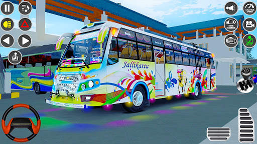 City Coach Bus Game 3D screenshot 1