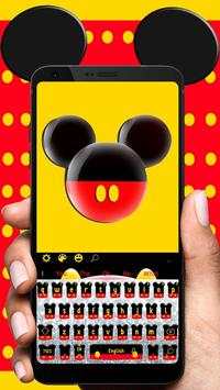 Twinkle Cute Micky Bow Keyboard Theme screenshot 2