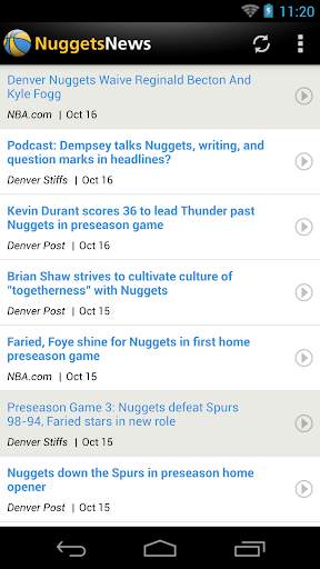 Denver Basketball News screenshot 1