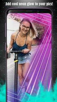 Neon Spiral Effect Photo Editor screenshot 2