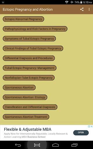 Ectopic Pregnancy & Abortion screenshot 1