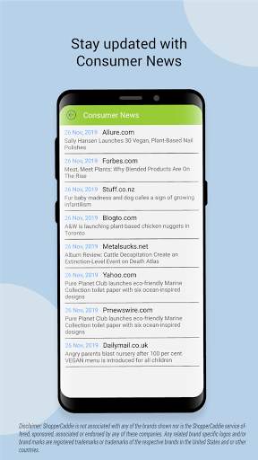 ShopperCaddie: Informed Choice to Eat, Shop & Live screenshot 8
