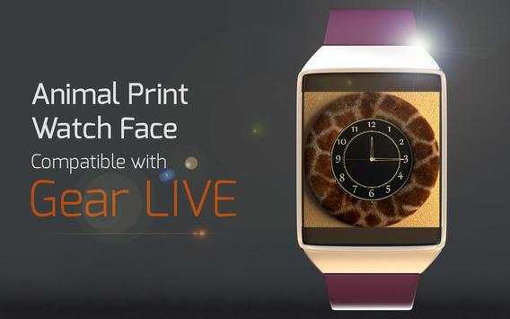 Animal Print Watch Face screenshot 3