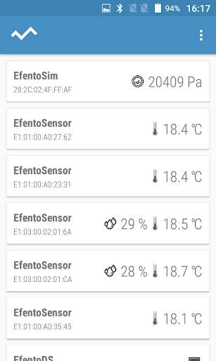 Efento Logger screenshot 1