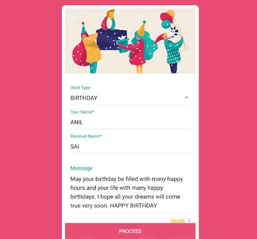 WishKaro App - Smart & Trendy way to send wishes. screenshot 2