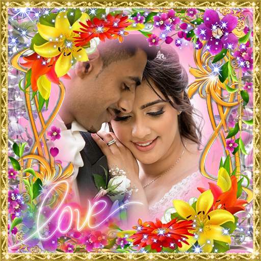 Lovely flower photo frame 1.12