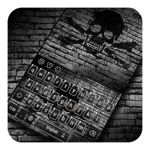 Skull Graffiti Keyboard 10001003