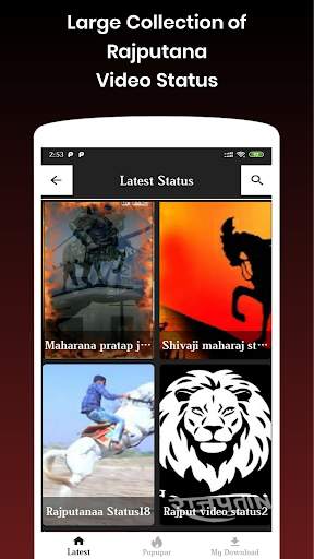 Rajputana Video Status For Whatsapp -Lyrical Video screenshot 4