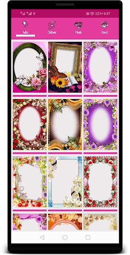 Beautiful Flowers Photo Frame screenshot 1