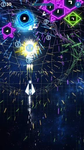 Neon War - Geometry Shooter скриншот 1