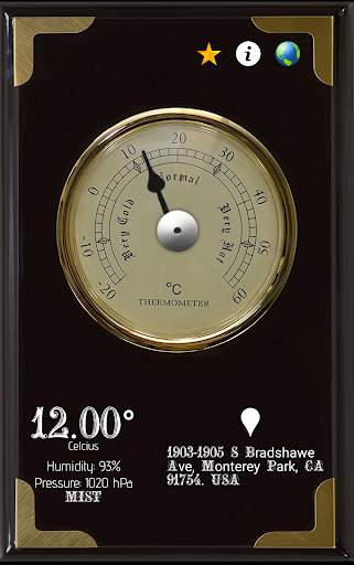 Thermometer Vintage скриншот 2