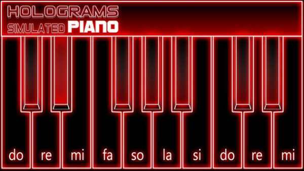 Hologram Piano Prank screenshot 3