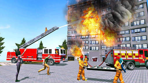 Fire Truck Driving Game 2019 screenshot 6