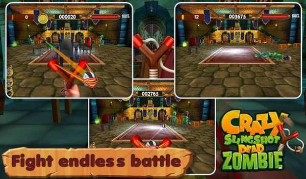 3D Gila Slingshot Mati Zombie screenshot 2