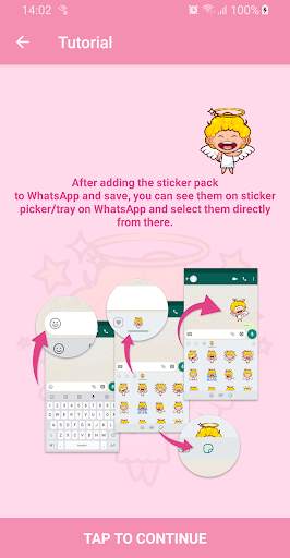 Little Angel Stickers - WAStickerApps for WhatsApp screenshot 3