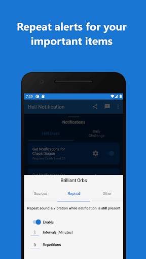 Lords Mobile - Hell Notification screenshot 4