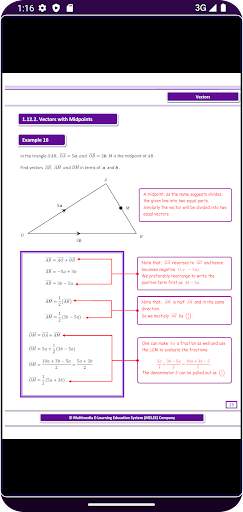 Vectors High School Math скриншот 7