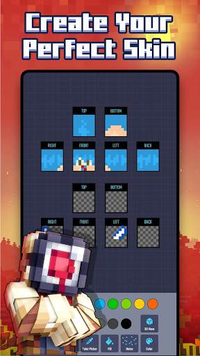 Skin Editor 3D for Minecraft PE screenshot 3