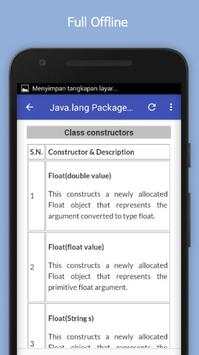 Tutorials for Java.lang Package Offline screenshot 5