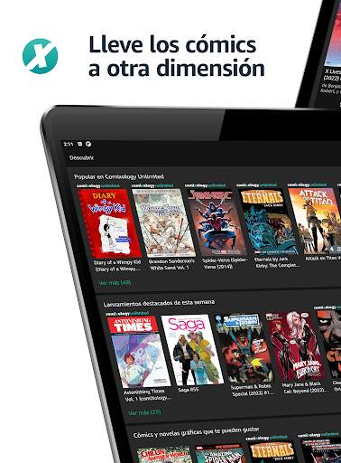 Comixology: Cómics y manga screenshot 1