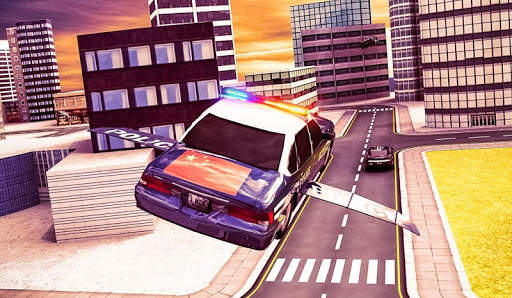 Police Flying Car Simulation स्क्रीनशॉट 3