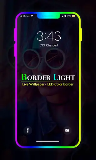 Border Light - LED Coler Border, Live Wallpaper screenshot 1