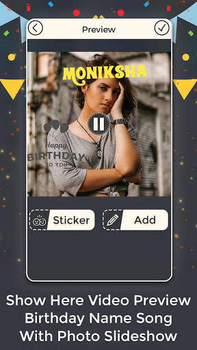 Birthday Name Song Photo Slideshow & Video Maker screenshot 7